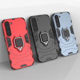 Ring Armor case til Samsung Galaxy S23+ pansret cover magnetisk holder ring sort