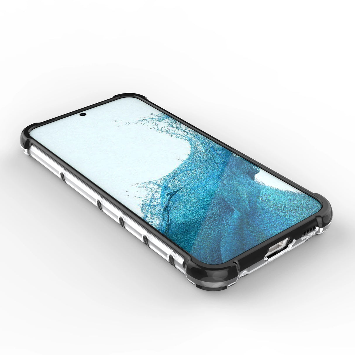 Honeycomb case til Samsung Galaxy S23 pansret hybrid cover sort