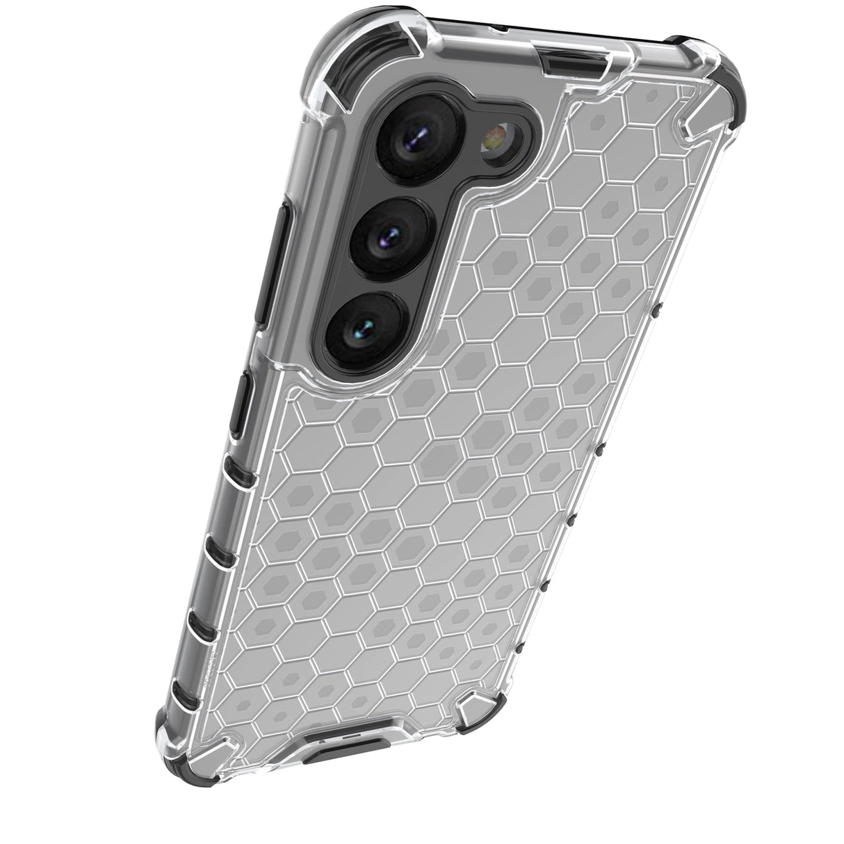 Honeycomb case til Samsung Galaxy S23 pansret hybrid cover sort