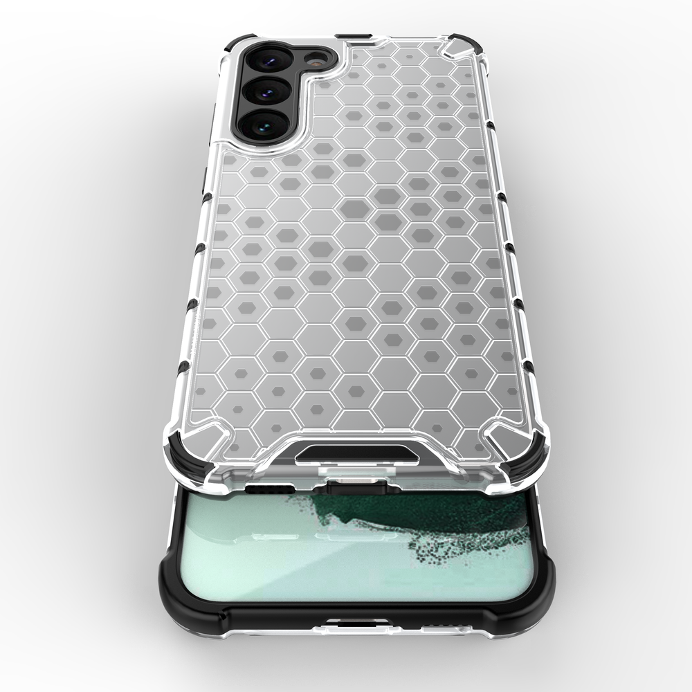 Honeycomb case til Samsung Galaxy S23+ pansret hybrid cover sort