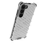 Honeycomb case til Samsung Galaxy S23+ pansret hybrid cover gennemsigtigt