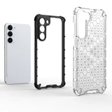 Honeycomb case til Samsung Galaxy S23+ pansret hybrid cover gennemsigtigt