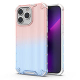 Ombre Protect Case for iPhone 13 Pro Max lyserød og blå pansret sag