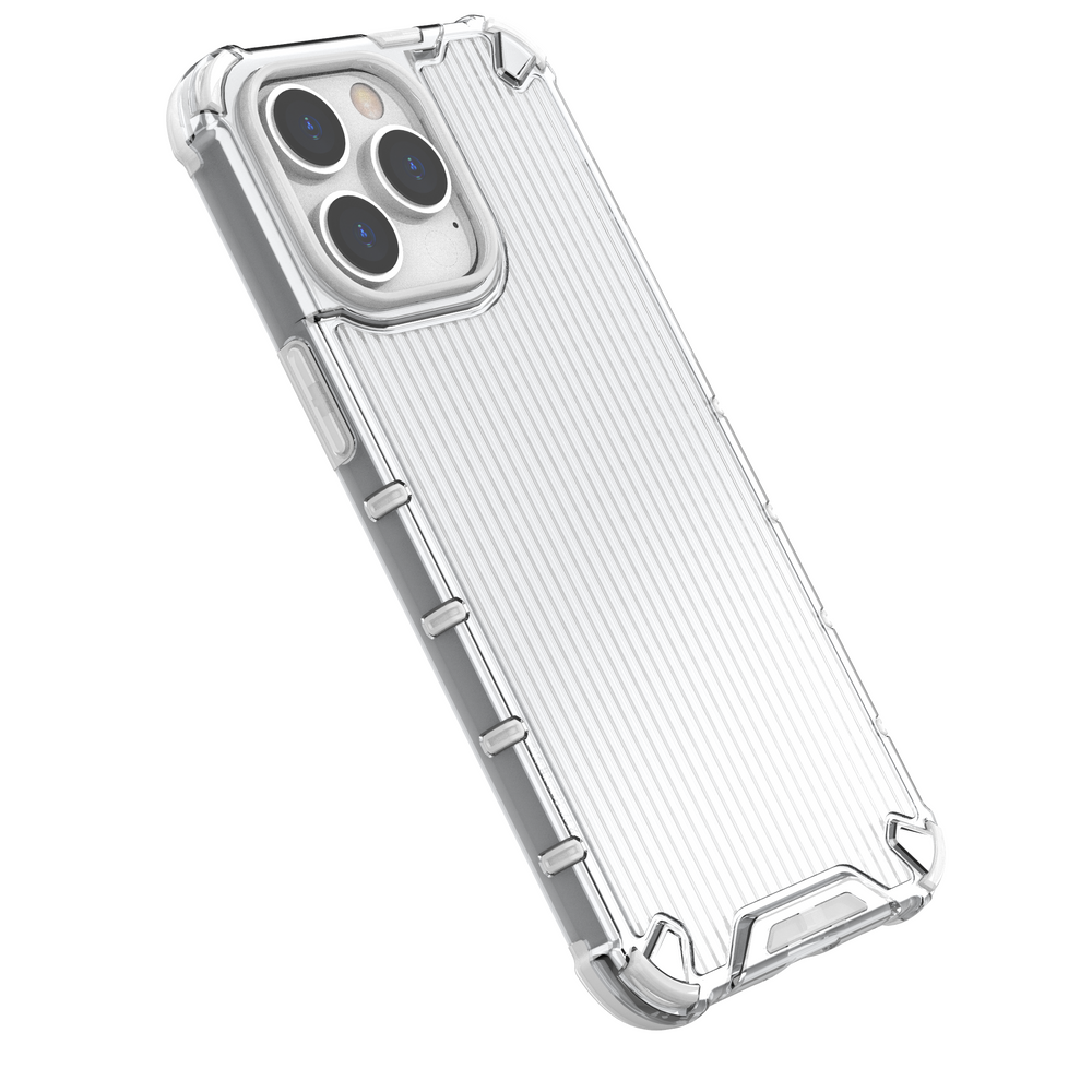 Ombre Protect Case for iPhone 13 Pro Max lyserød og blå pansret sag