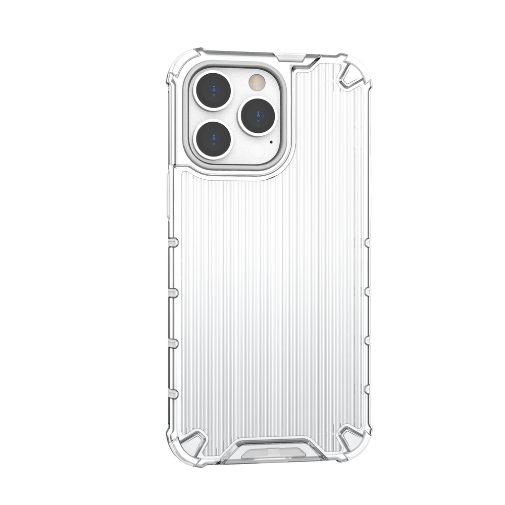 Ombre Protect Case for iPhone 13 Pro Max lyserød og blå pansret sag