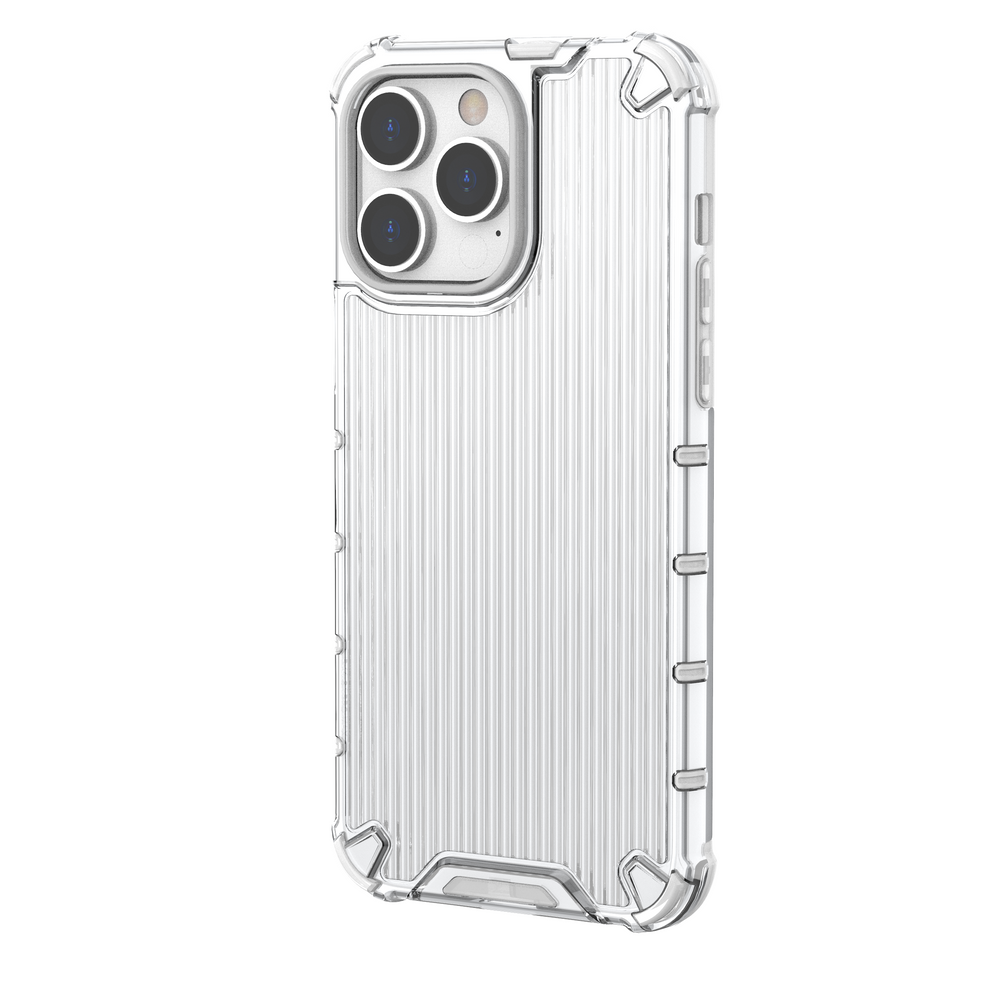 Ombre Protect Case for iPhone 13 Pro Max lyserød og blå pansret sag