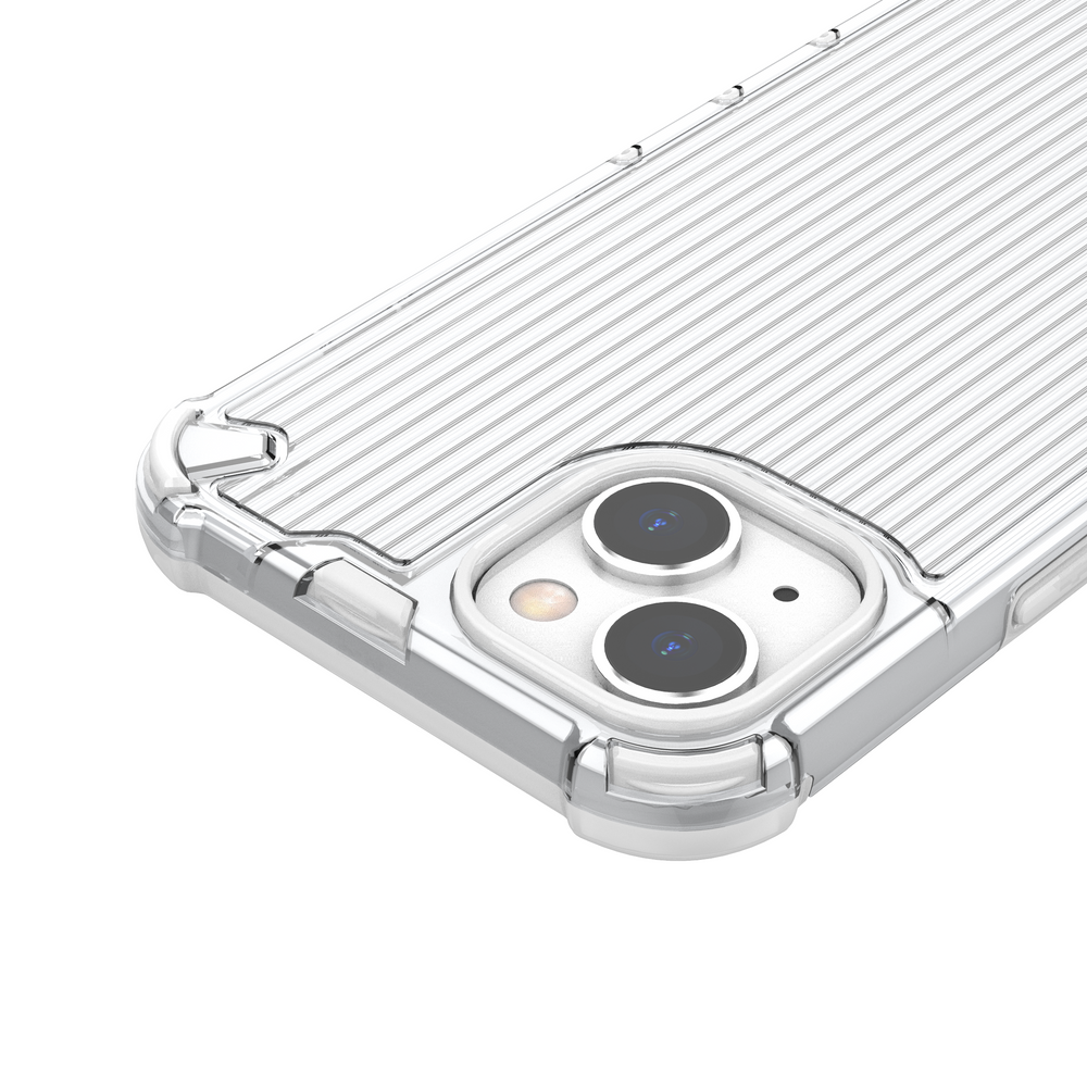 Ombre Protect Case for iPhone 14 lyserød og blå pansret sag