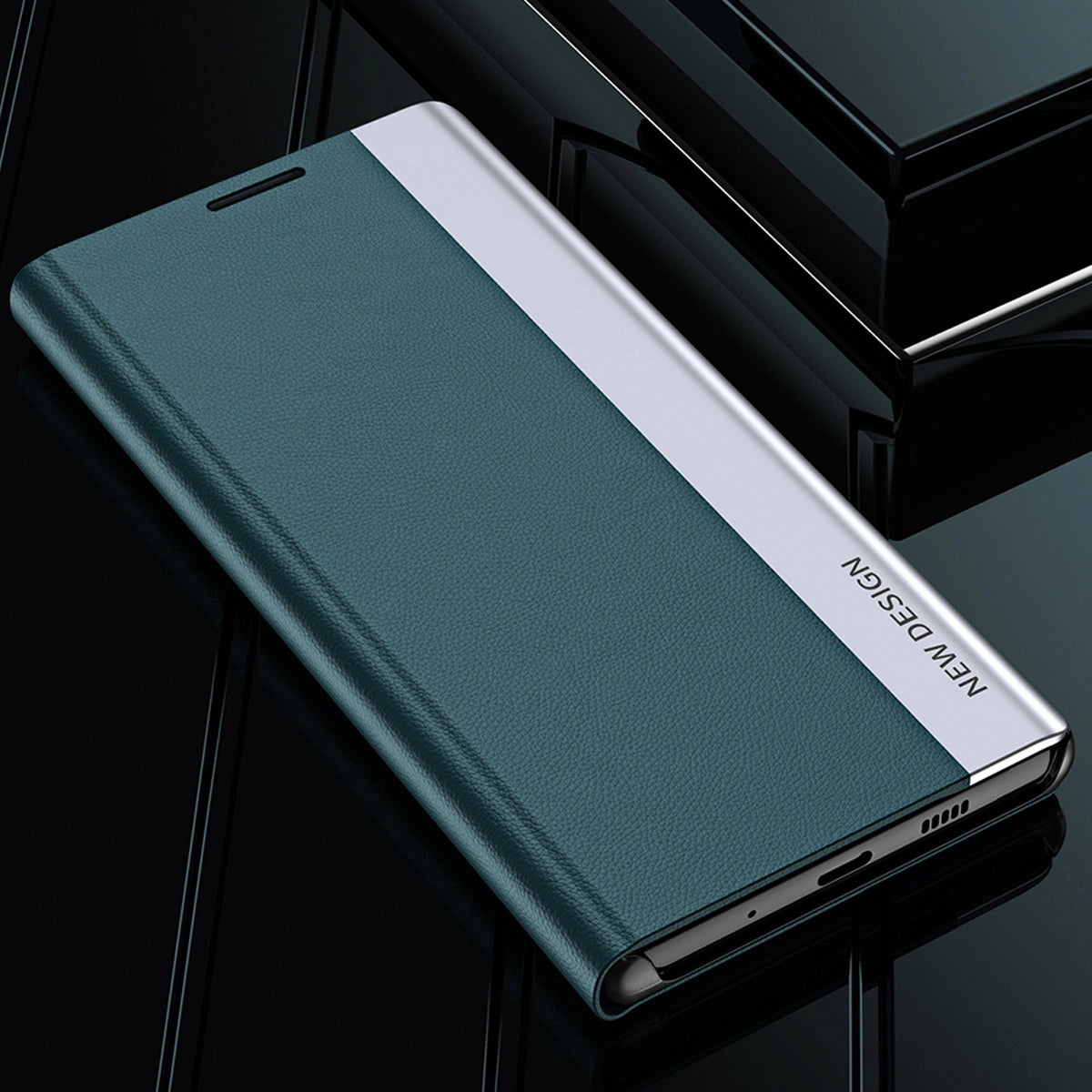 Sleep Case Pro-hylster til Samsung Galaxy A13 med flip stand sort