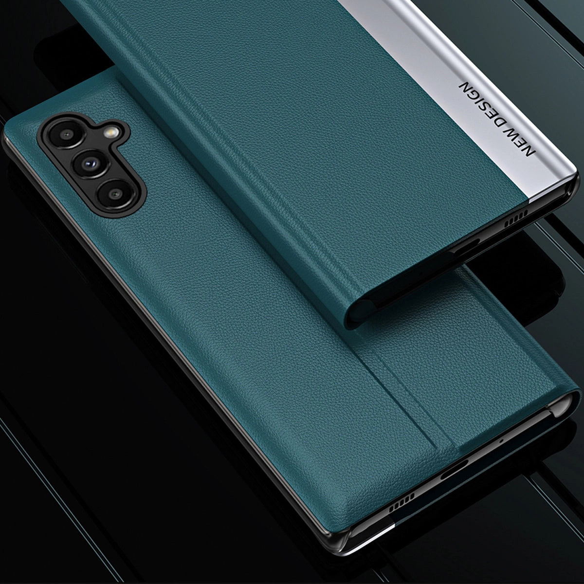 Sleep Case Pro-hylster til Samsung Galaxy A13 med flip stand sort