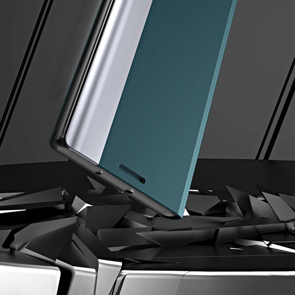 Sleep Case Pro-hylster til Samsung Galaxy A13 med flip stand sort