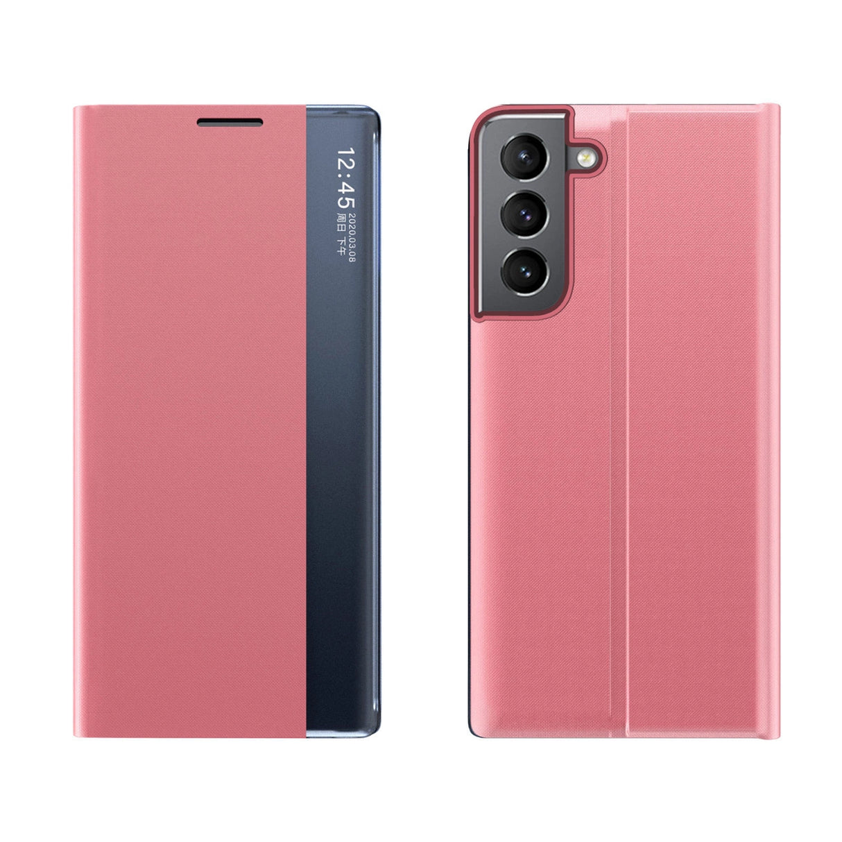 Ny Sleep Case til Samsung Galaxy S23+ cover med flip stand pink