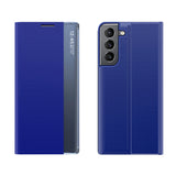 Ny Sleep Case til Samsung Galaxy S23+ cover med flip stand blå