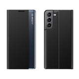 Ny Sleep Case til Samsung Galaxy A14 cover med flip stand sort