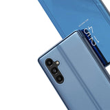 Clear View Case cover til Samsung Galaxy A14 flip cover sort