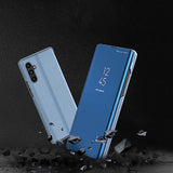 Clear View Case cover til Samsung Galaxy A14 flip cover sort