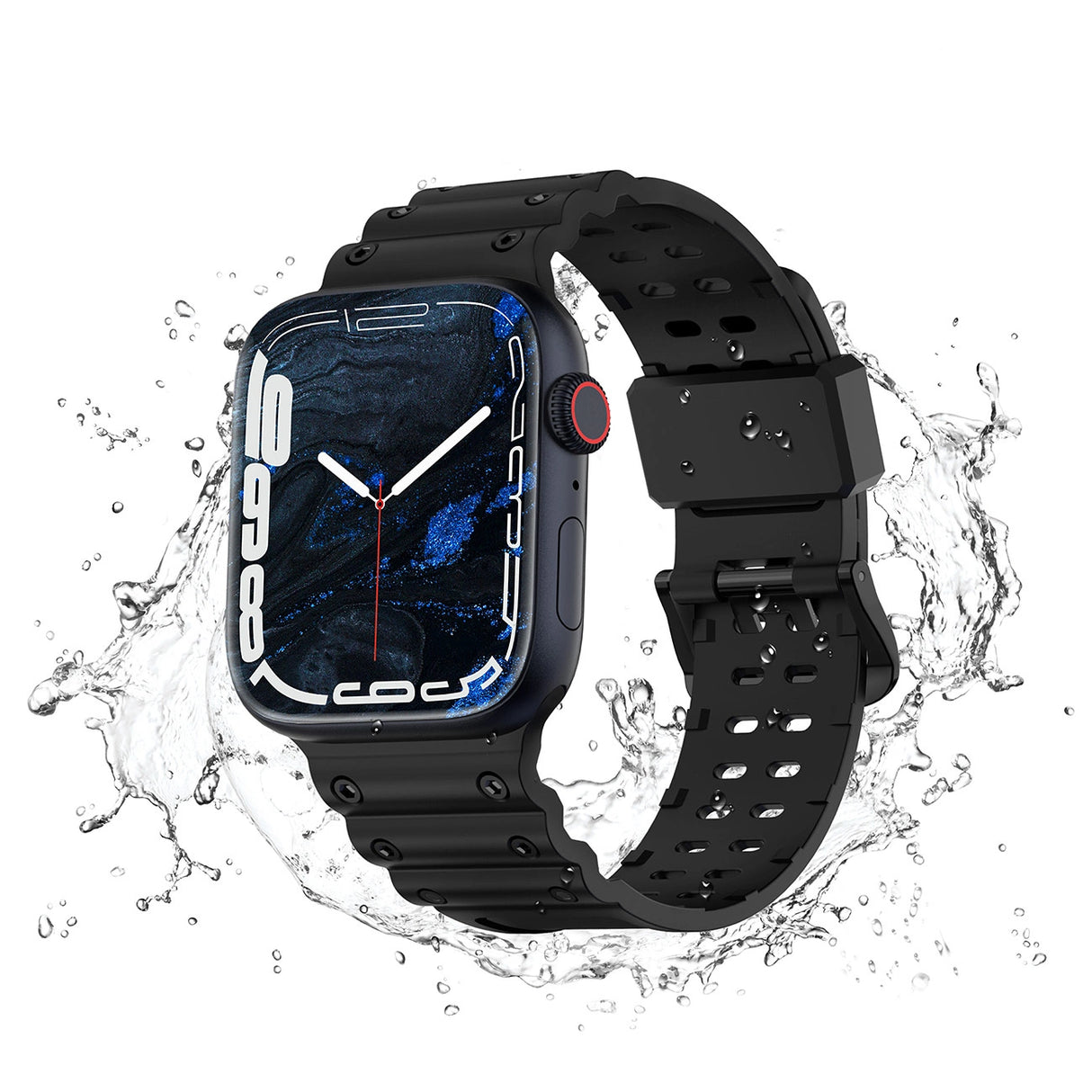 Strap Triple Protection til Apple Watch 38 / 40 / 41 mm armbåndsrem - sort