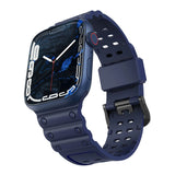 Strap Triple Protection til Apple Watch 38 / 40 / 41 mm band armbånd - marineblå