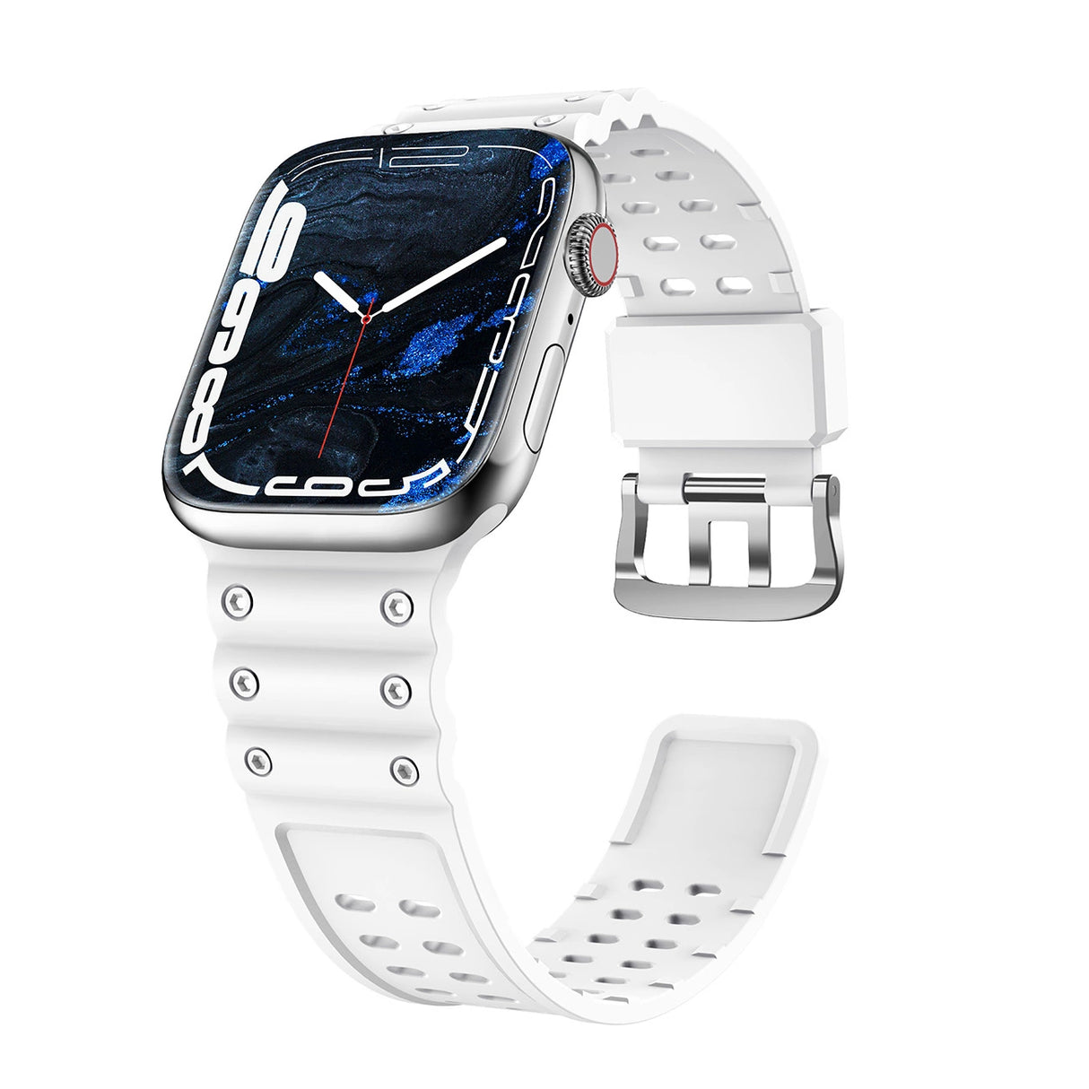 Strap Triple Protection til Apple Watch 38 / 40 / 41 mm band armbånd - hvid