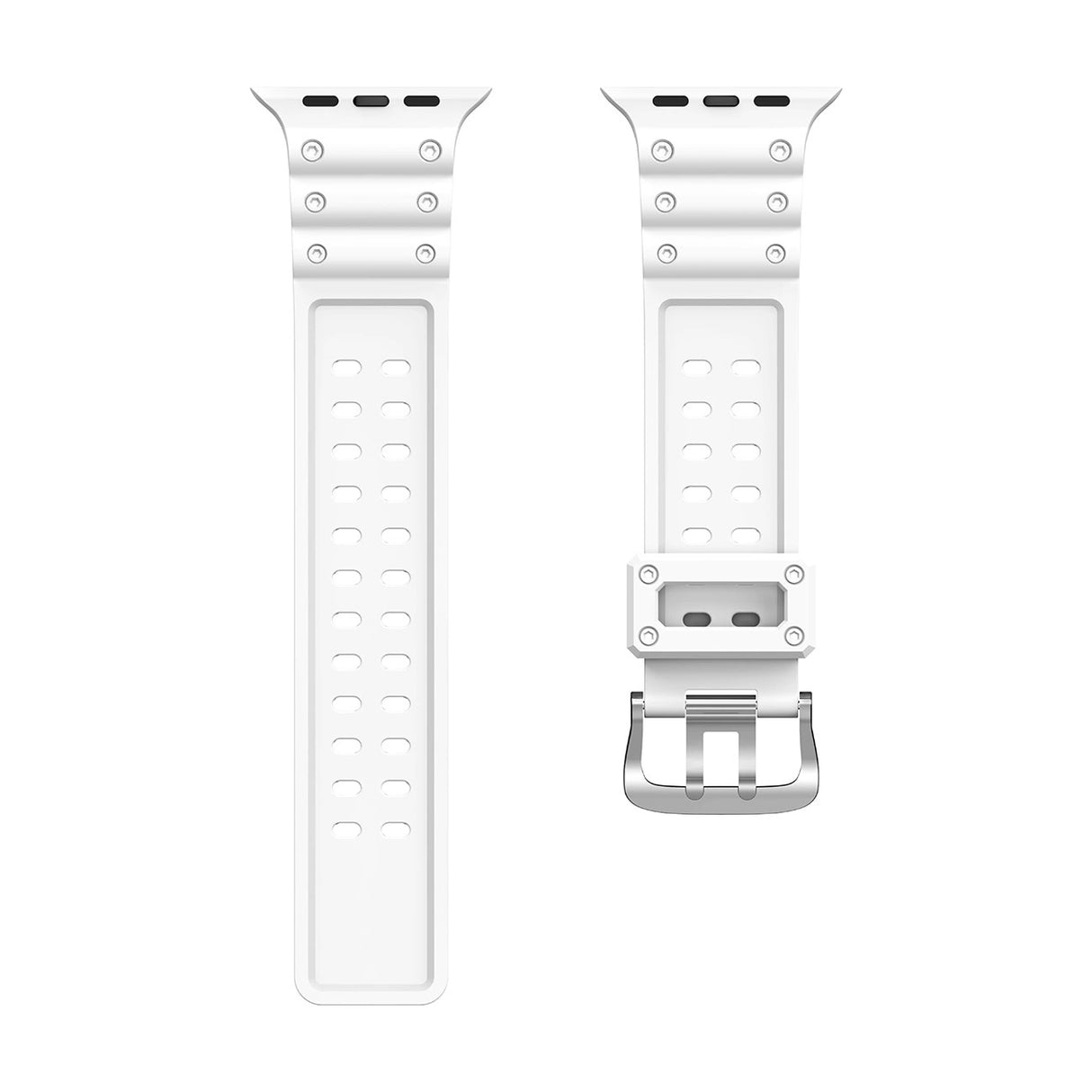Strap Triple Protection til Apple Watch 38 / 40 / 41 mm band armbånd - hvid