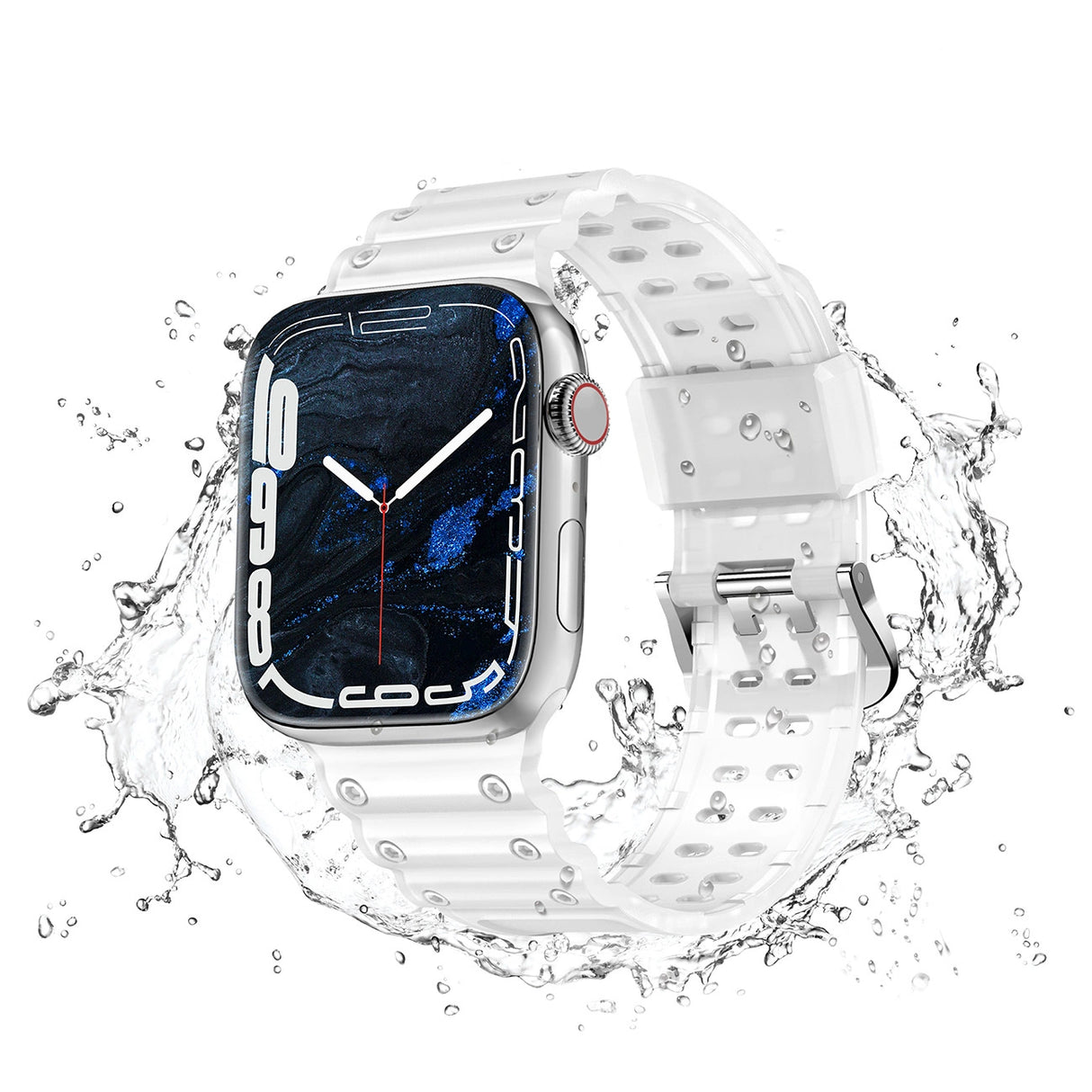 Strap Triple Protection til Apple Watch 38 / 40 / 41 mm band armbånd - gennemsigtig