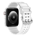 Strap Triple Protection til Apple Watch 42 / 44 / 45 / 49 mm band armbånd - hvid