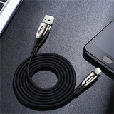 Joyroom Sharp Series S-M411 USB-A / Lightning 3A-kabel 1,2 m med opladningsindikator - sort