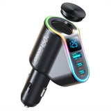 Joyroom hurtigbiloplader 4in1 USB-A QC3.0 / 2xUSB-C PD 150W sort (JR-CL21)