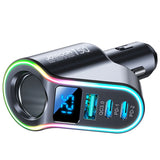 Joyroom hurtigbiloplader 4in1 USB-A QC3.0 / 2xUSB-C PD 150W sort (JR-CL21)