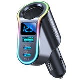 Joyroom hurtigbiloplader 4in1 USB-A QC3.0 / 2xUSB-C PD 150W sort (JR-CL21)