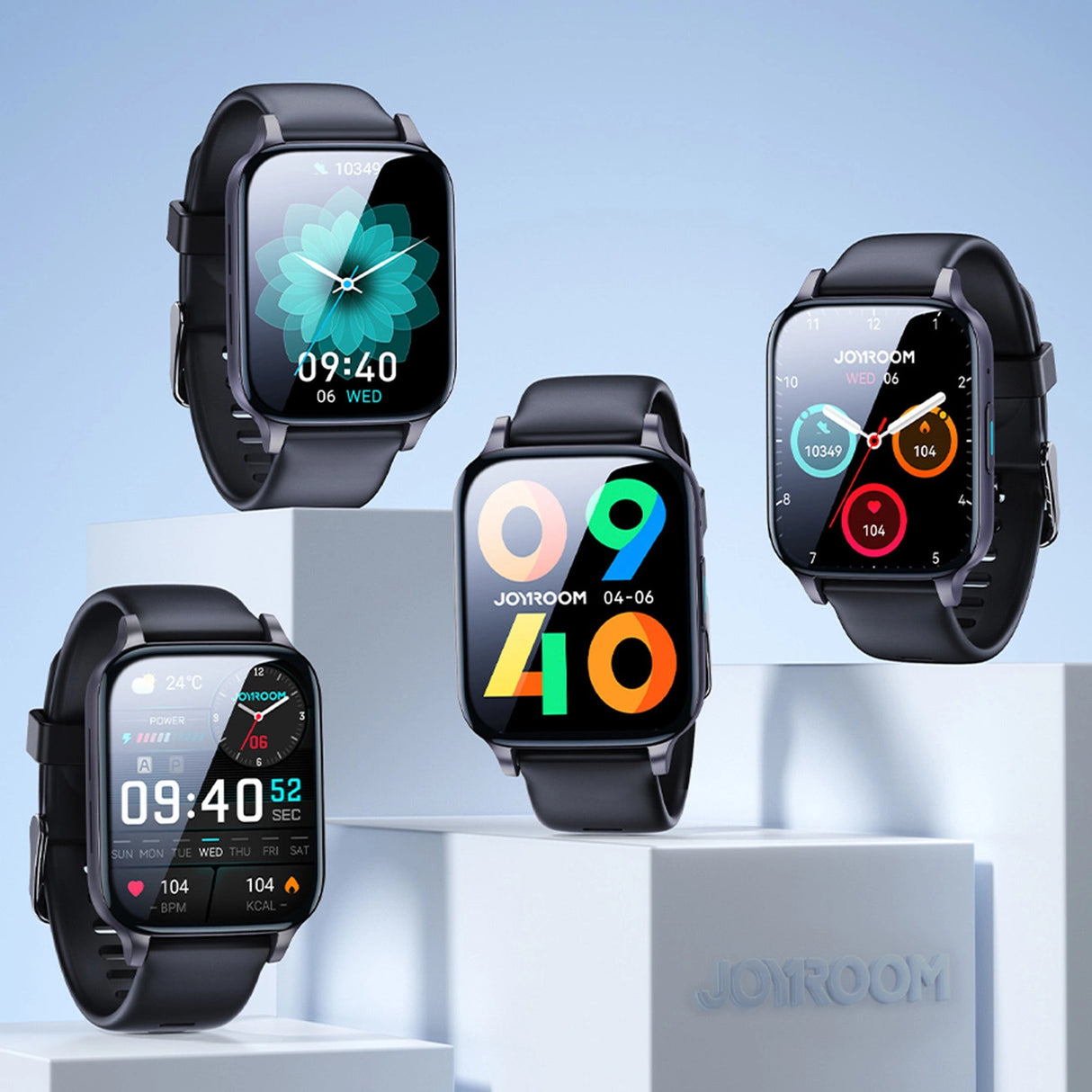 Joyroom Fit-Life JR-FT3 Pro smartwatch med svarfunktion / Bluetooth 5.1 / IP68 beskyttelse - grå