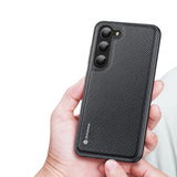 Dux Ducis Fino case Samsung Galaxy S23+ cover med silikon ramme sort
