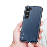 Dux Ducis Fino case Samsung Galaxy S23+ cover med silikon ramme blå