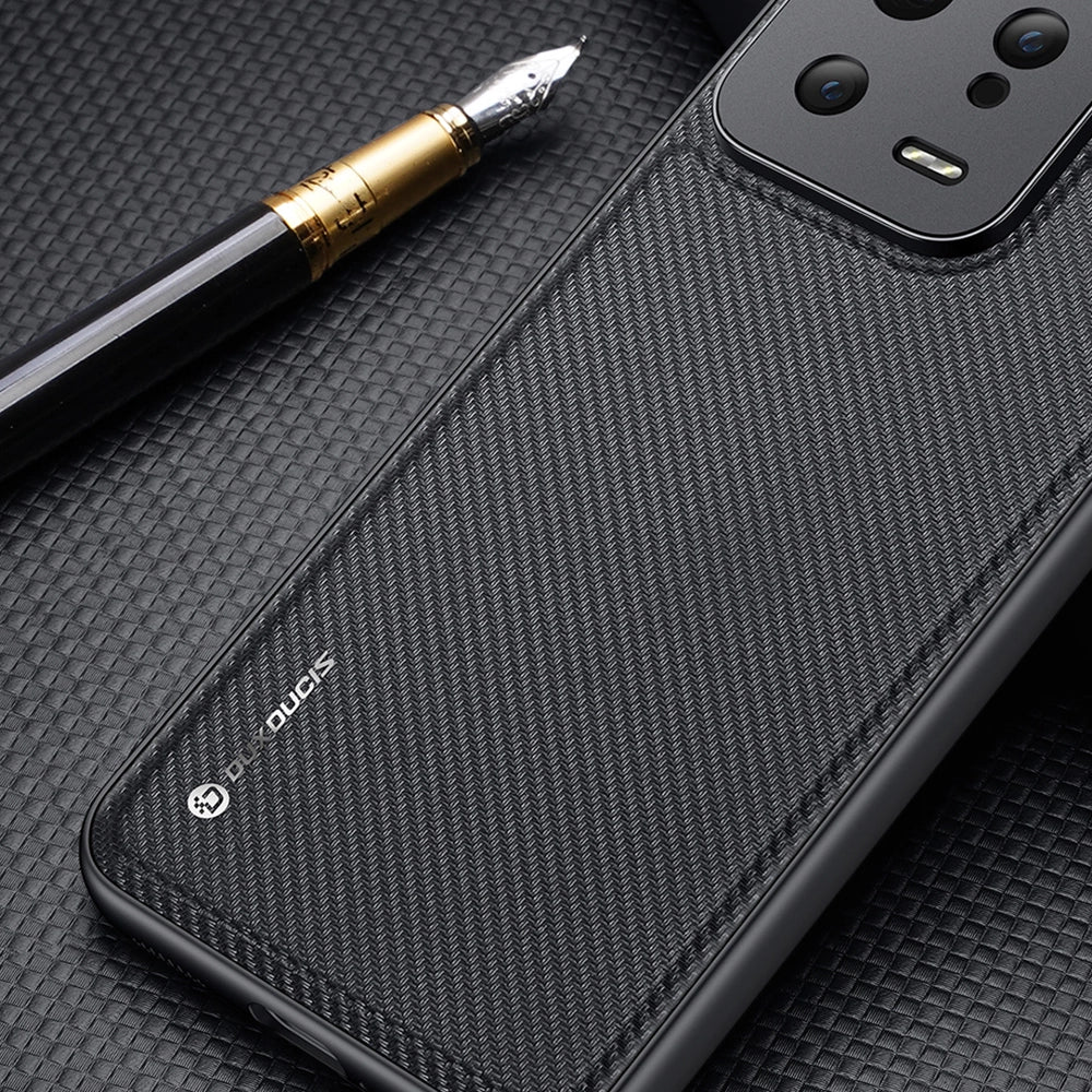 Dux Ducis Fino case til Xiaomi 13 cover med silikon ramme grå