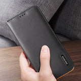Dux Ducis Hivo case Samsung Galaxy S23+ flip case tegnebog stativ RFID blocker sort