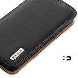 Dux Ducis Hivo case Samsung Galaxy S23+ flip case tegnebog stativ RFID blocker sort