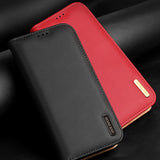 Dux Ducis Hivo case Samsung Galaxy S23+ flip cover tegnebog stand RFID blokering brun