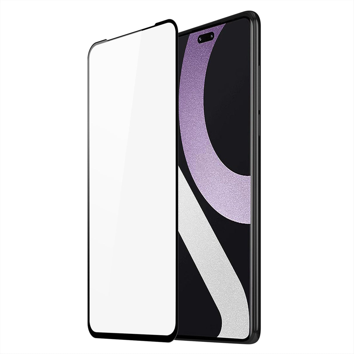 Dux Ducis 9D hærdet glas Xiaomi 12 Lite 9H hærdet glas med sort ramme