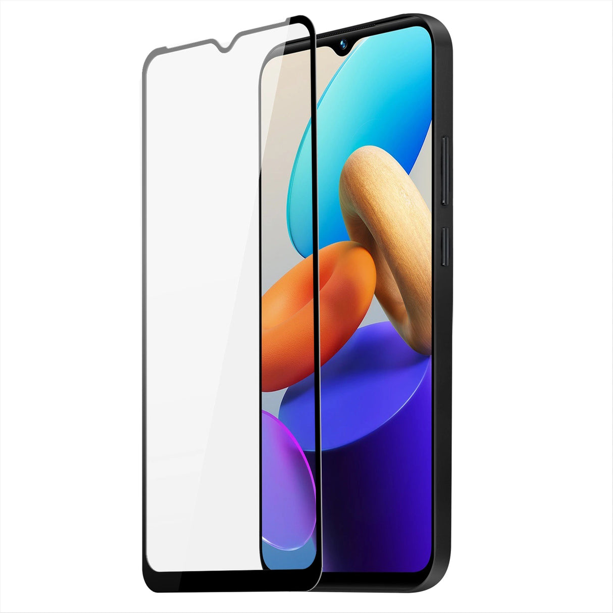 Dux Ducis 9D hærdet glas Vivo Y35 / Vivo Y22 / Vivo Y22s 9H hærdet glas med sort ramme