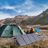 Choetech SC010 solopladning til turister, foldbar, 160W - sort