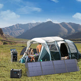 Choetech SC011 soloplader 200W bærbar solpanel - sort