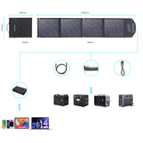 Choetech SC009-V2 solopladning 100W USB-C / 2x USB-A PD QC - sort