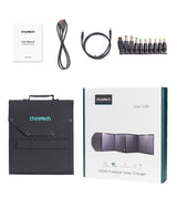 Choetech SC009-V2 solopladning 100W USB-C / 2x USB-A PD QC - sort
