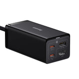 Baseus hurtigoplader GaN5 Pro HUB HDMI 2 x USB-C / USB-A / HDMI 4K 30Hz 1,5m sort + USB-C kabel - USB-C 100W 40Gb / s (USB4) 1m (CCGP110201)