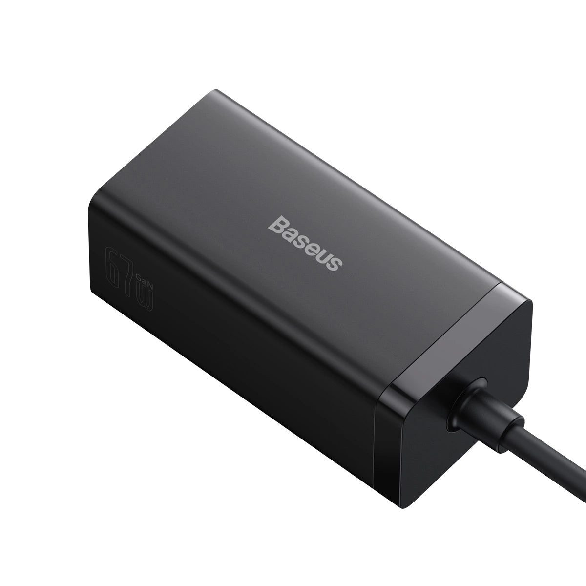 Baseus hurtigoplader GaN5 Pro HUB HDMI 2 x USB-C / USB-A / HDMI 4K 30Hz 1,5m sort + USB-C kabel - USB-C 100W 40Gb / s (USB4) 1m (CCGP110201)