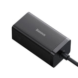 Baseus hurtigoplader GaN5 Pro HUB HDMI 2 x USB-C / USB-A / HDMI 4K 30Hz 1,5m sort + USB-C kabel - USB-C 100W 40Gb / s (USB4) 1m (CCGP110201)