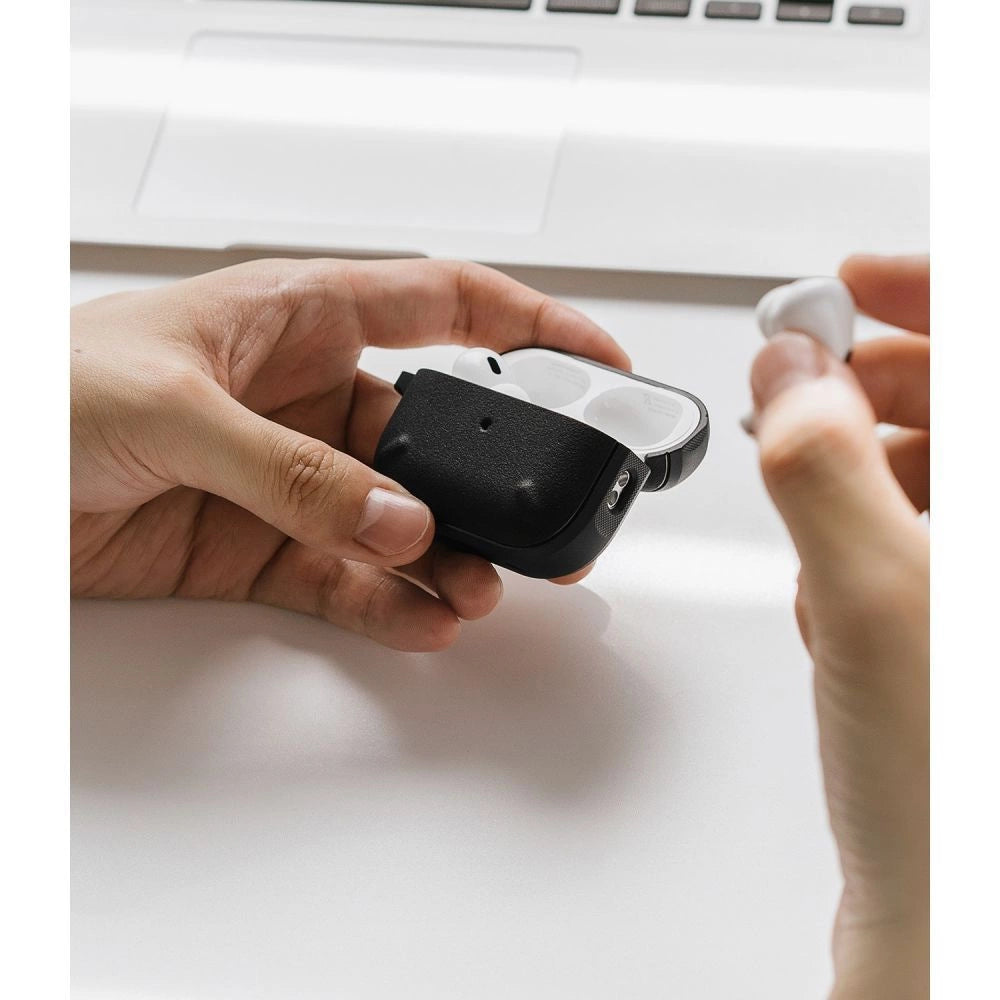 Ringke Onyx-kasse til AirPods Pro 2 pansret hovedtelefonkasse sort