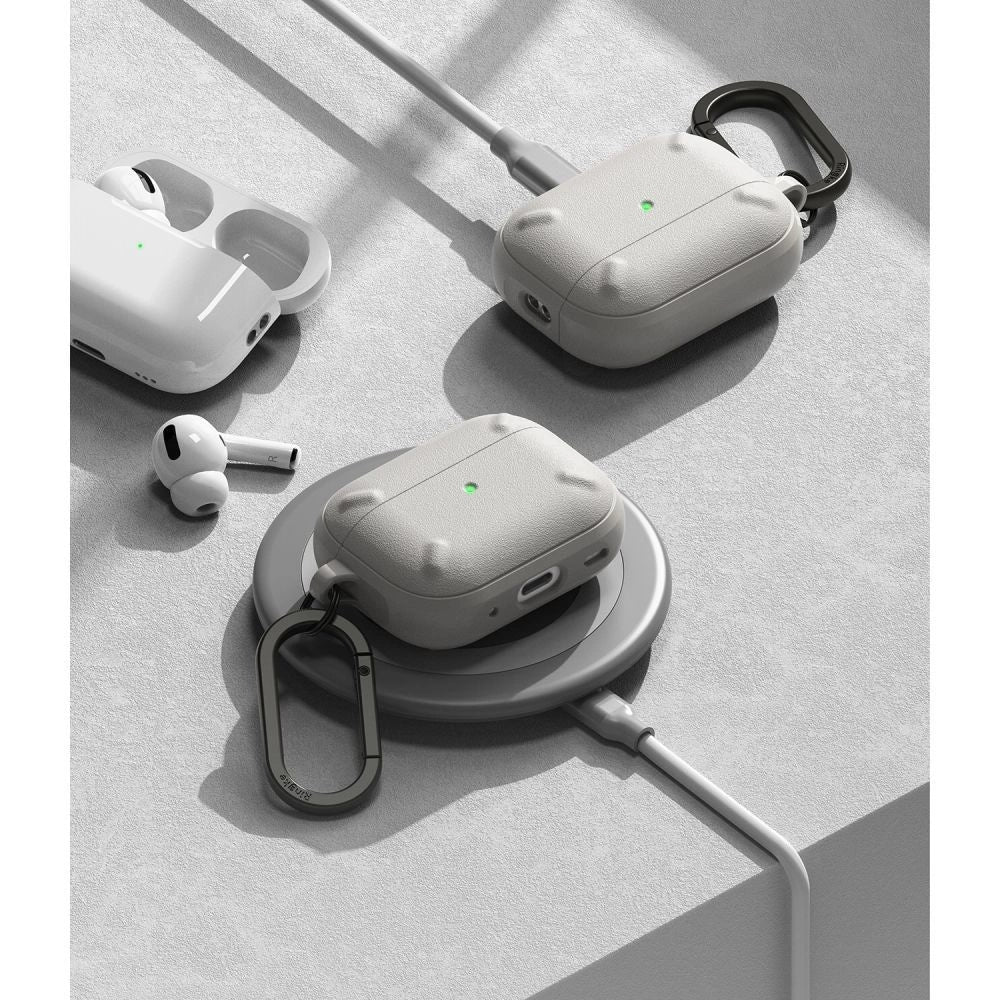 Ringke Onyx-kasse til AirPods Pro 2 pansret hovedtelefon-kasse grå