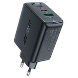 Acefast hurtigoplader GaN (2xUSB-C / USB-A) PPS / PD / QC4+ 65W sort (A41)