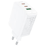 Acefast hurtigoplader GaN (2x USB-C / USB-A) PPS / PD / QC4 + 65W hvid (A41)