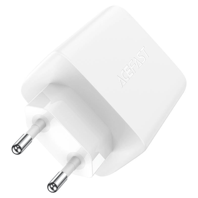Acefast hurtigoplader GaN (2x USB-C / USB-A) PPS / PD / QC4 + 65W hvid (A41)